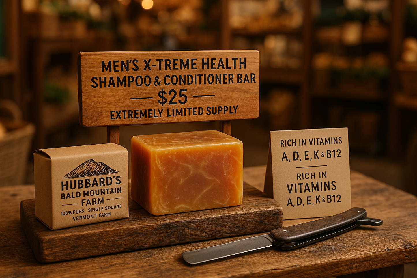 Men's X-Treme Health Shampoo & Conditioner Bar - $25