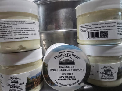 Vermont's Best Tallow Skin Lotion, Family-Safe Moisturizer, Made in USA $27