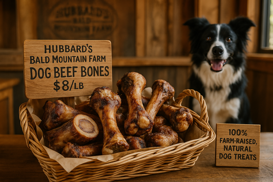 Hubbard's Bald Mountain Farm Dog Beef Bones - $8/lb