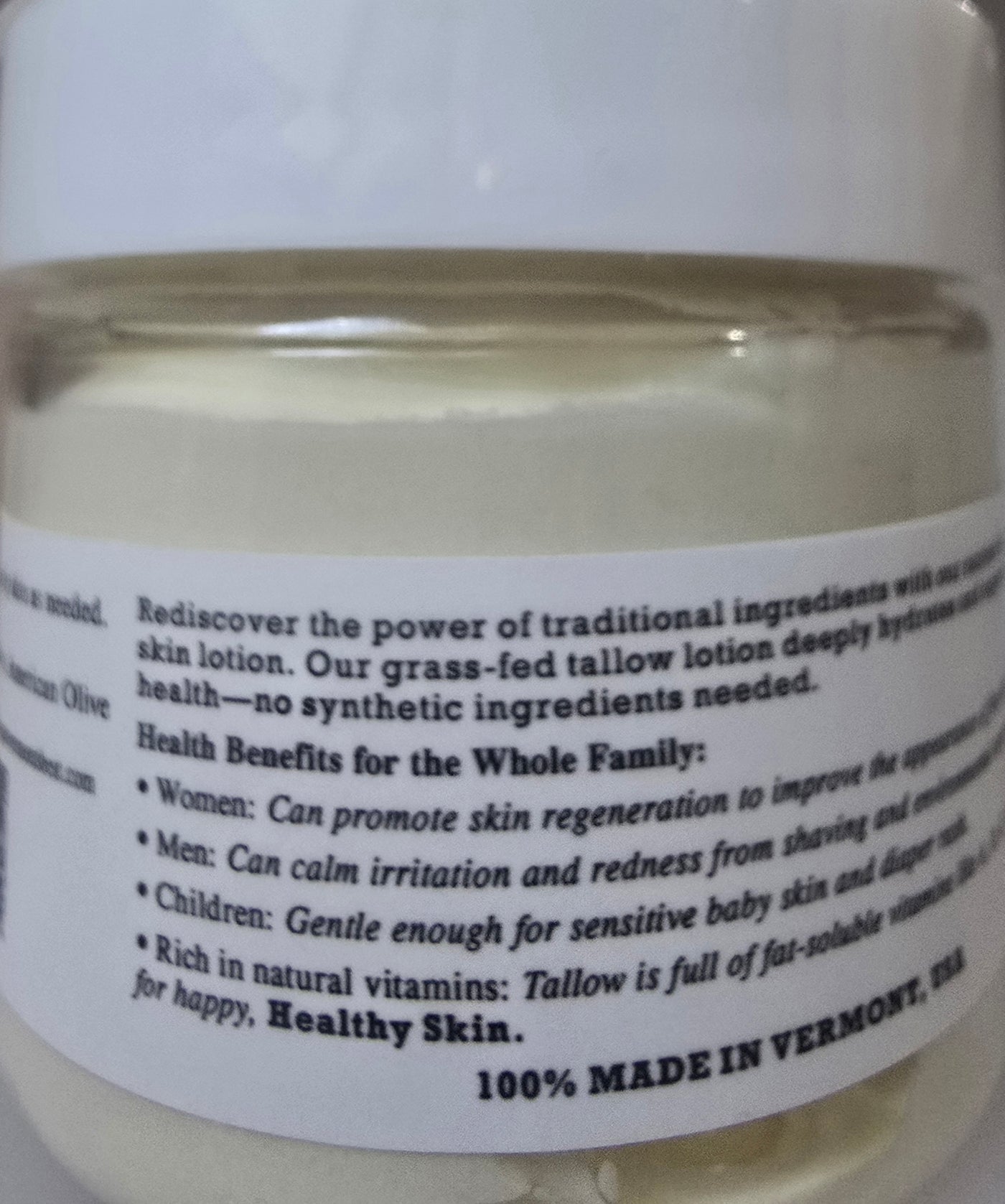 Vermont's Best Tallow Skin Lotion, Family-Safe Moisturizer, Made in USA $27