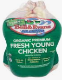 Bell & Evans Organic Whole Chicken